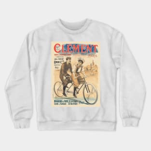 Clément Paris Vintage Poster 1895 Crewneck Sweatshirt